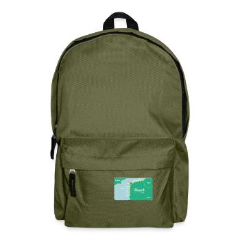 KARTE WISSANT - Rucksack - Olivgrün - Vorne