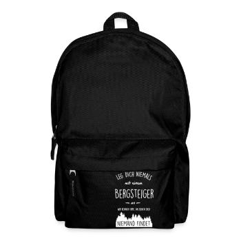 Bergsteiger - Rucksack - Schwarz - Vorne