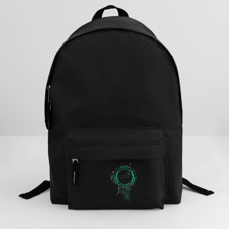 cpu pc platine raumschiff code nerd pc pixel coder Rucksack