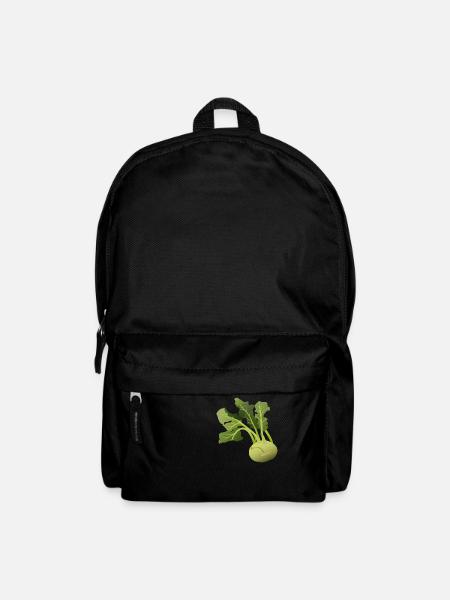 Kohlrabi - Rucksack - Schwarz
