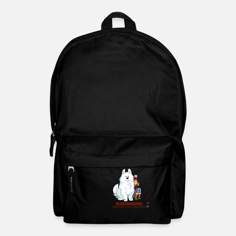 Samoyède Hiver Cadeau de Noël Chien Amour - Sac à dos - noir