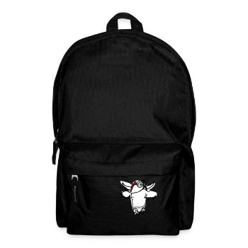 Frau Stier - Rucksack - Schwarz - Vorne