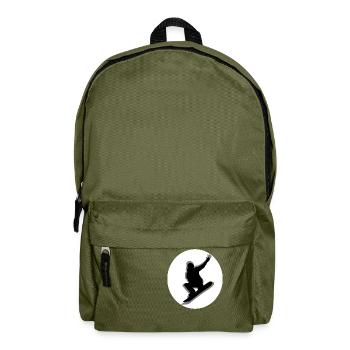 Snowboard Snowboarder - Sac à dos - vert olive - Devant