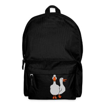 Paire d’oies douces d’équipe - Sac à dos - noir - Devant