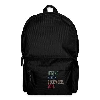 Legend Since December 2011 - Backpack - black - Front