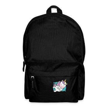 Licorne sur oreiller idée cadeau mignon - Sac à dos - noir - Devant