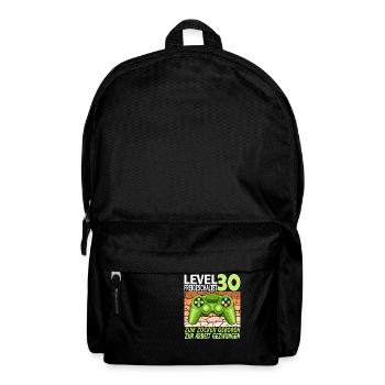 30. Geburtstag Gamer zur Arbeit gezwungen - Rucksack - Schwarz - Vorne