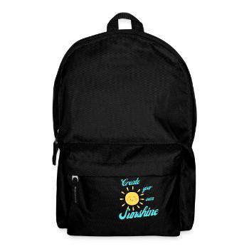 Create your own Sunshine - Rucksack - Schwarz - Vorne