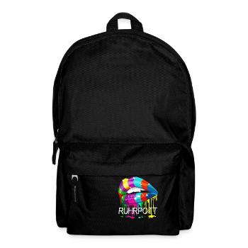 Ruhrpott Rainbow Lips - Rucksack - Schwarz - Vorne