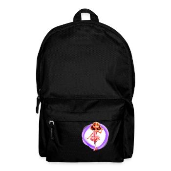 Ballet girl purple - Backpack - black - Front