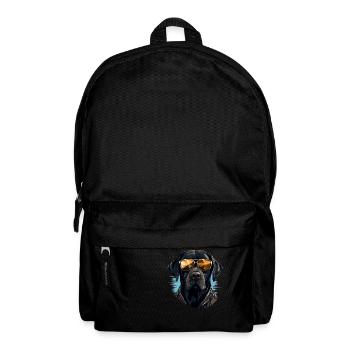 Urban Retriever: Streetwise Labrador Vibes - Backpack - black - Front