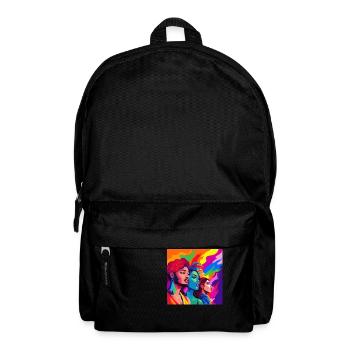 Queer People - Rucksack - Schwarz - Vorne