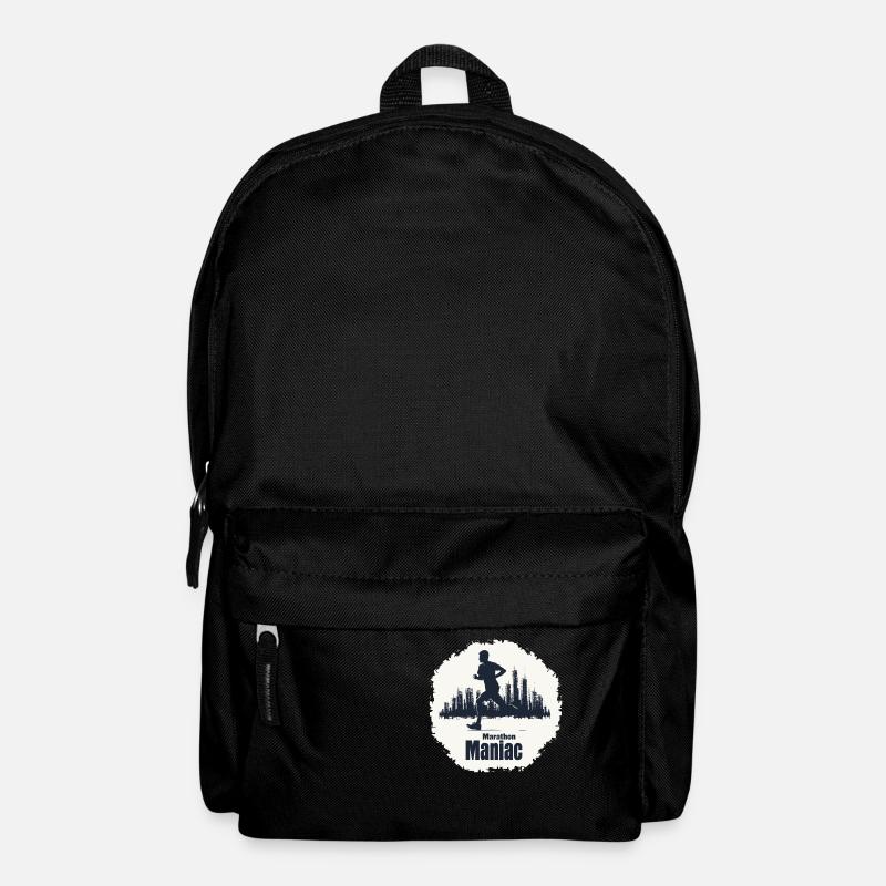 Coureur de marathon urbain - Sac à dos - noir
