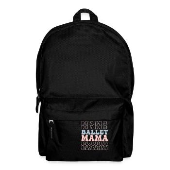 Ballet Mama Dance Woman Ballerina - Backpack - black - Front