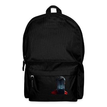 Mensch und Maschine - Rucksack - Schwarz - Vorne