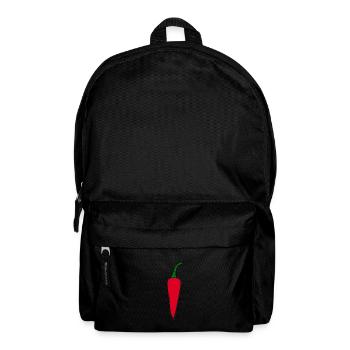 Hot peppers vegetables vegan - Backpack - black - Front