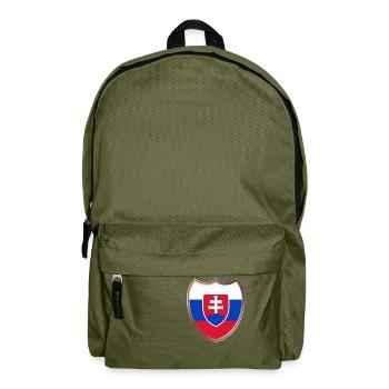 Slovakia (Slowakei_Wappen) - Rucksack - Olivgrün - Vorne