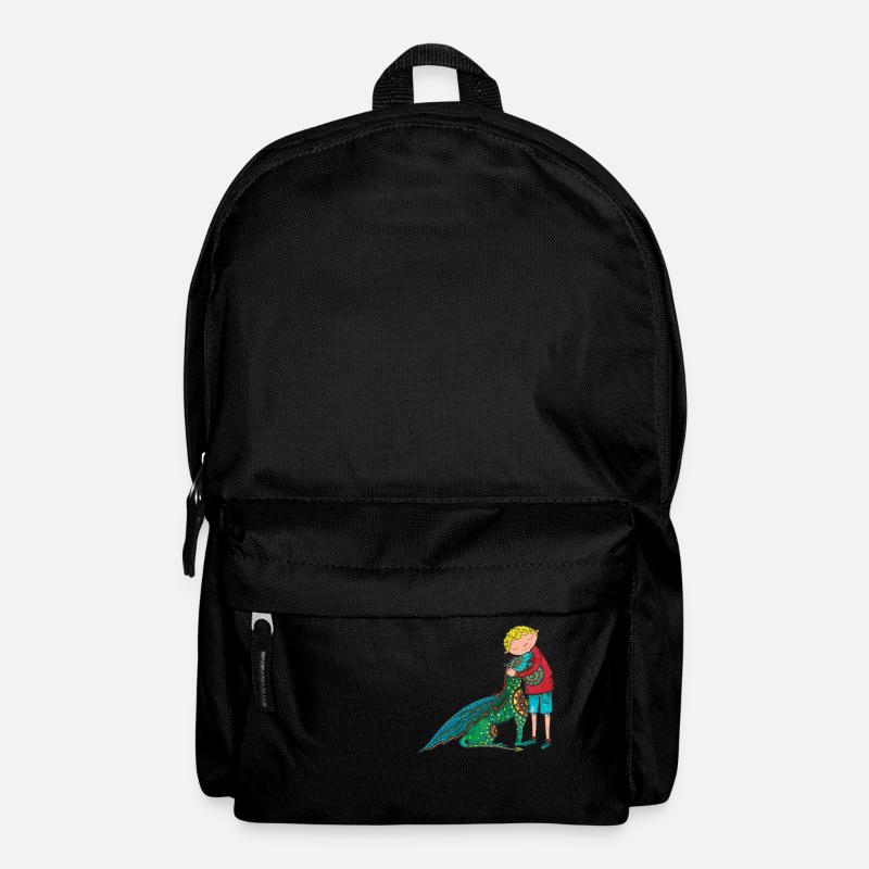 Clement und sein Drache - Rucksack - Schwarz