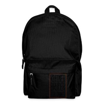 kleiner bruder für immer - Rucksack - Schwarz - Vorne