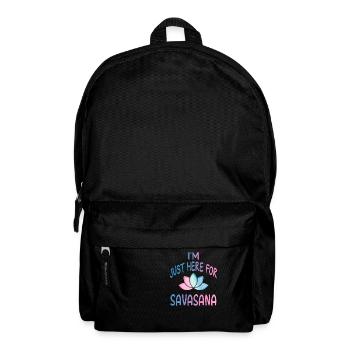 Yoga Savasana - Rucksack - Schwarz - Vorne