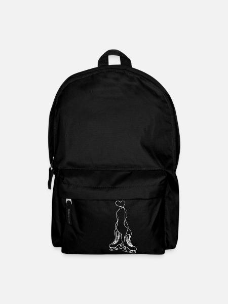 Eiskunstlauf-Geschenk Eislaufschuh - Rucksack - Schwarz