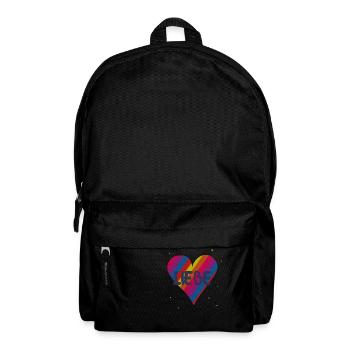 Liebe - Rucksack - Schwarz - Vorne
