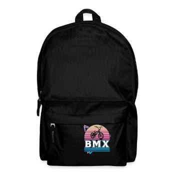 BMX Cyclocross Lebensstil Rennradfahrer Radfahren - Rucksack - Schwarz - Vorne