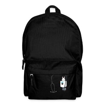 Veterinarian Costume School Career Day Outfit - Backpack - black - Front