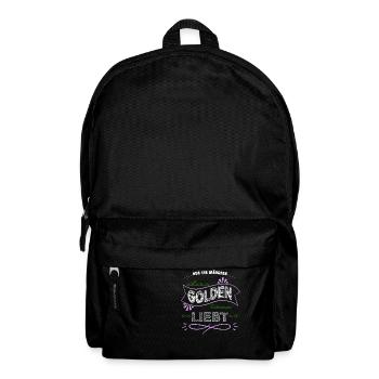hunderasse bday boxer witzig geschenkidee haustier - Rucksack - Schwarz - Vorne