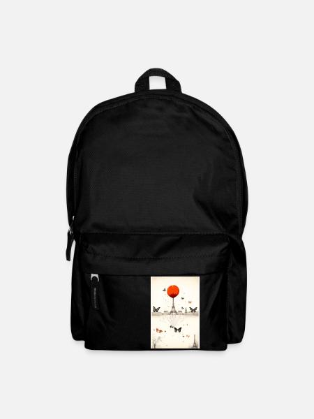 Paris Art - Backpack - black
