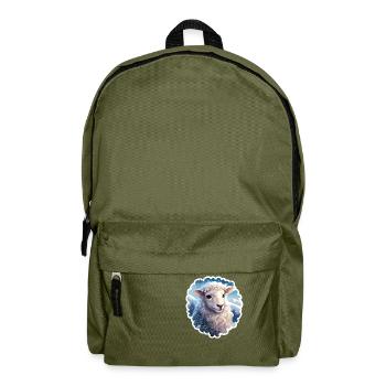 Christmas Lamb - Backpack - olive green - Front