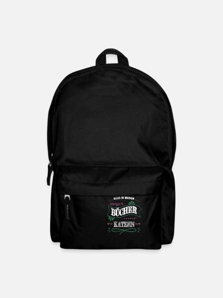 bday geschenkidee autorin cool buchliebhaber maske - Rucksack - Schwarz