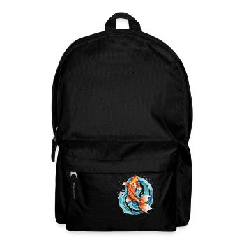 Koi Carp - Japanese Fish - Backpack - black - Front