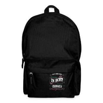 hundehalter hunderasse weihnachten geek - Rucksack - Schwarz - Vorne