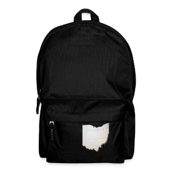 Ohio (États-Unis) | Vrai volley-ball | Carte - Sac à dos - noir - Devant