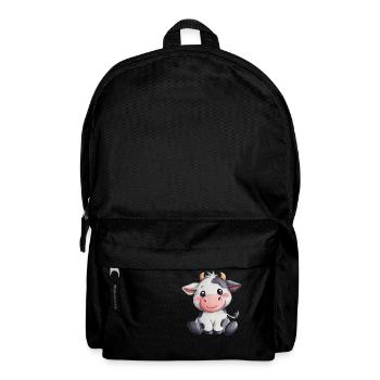Mignon bébé vache - Sac à dos - noir - Devant