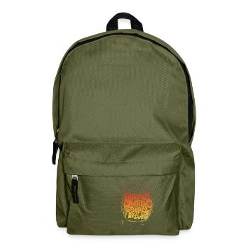 retro, hawaii summer - Sac à dos - vert olive - Devant