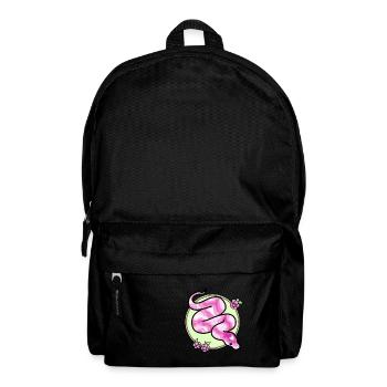 Himbeer Schlange - Rucksack - Schwarz - Vorne