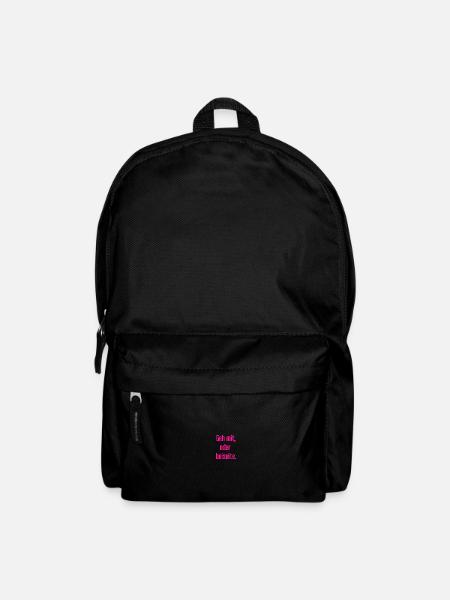 Geh mit oder beiseite - Rucksack - Schwarz