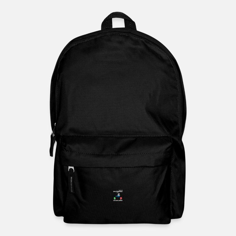 Schwimmen Schwimmer Schwimmbad anrufen - Rucksack - Schwarz