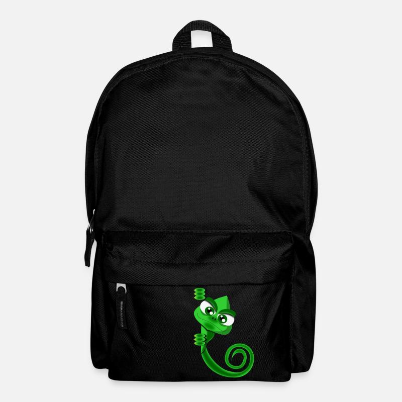 Chamäleon - Rucksack - Schwarz