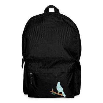 baum tree baumstamm wald forest woods45 - Rucksack - Schwarz - Vorne