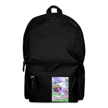 Schnecke - Rucksack - Schwarz - Vorne