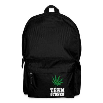 Team Stoner vintage white - Rucksack - Schwarz - Vorne