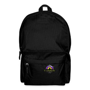 It´s a Beautiful Day to leave me alone Yoga Quote - Backpack - black - Front