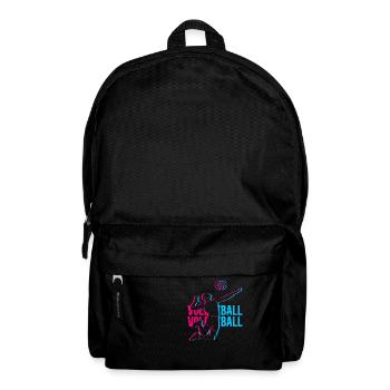 Volleyball - Rucksack - Schwarz - Vorne