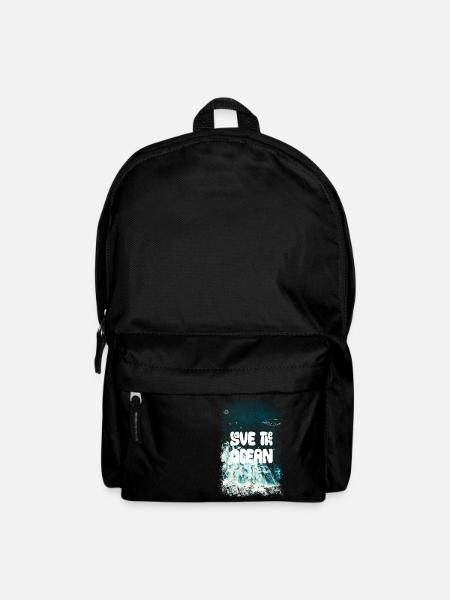 SAVE THE OCEAN - Rucksack - Schwarz