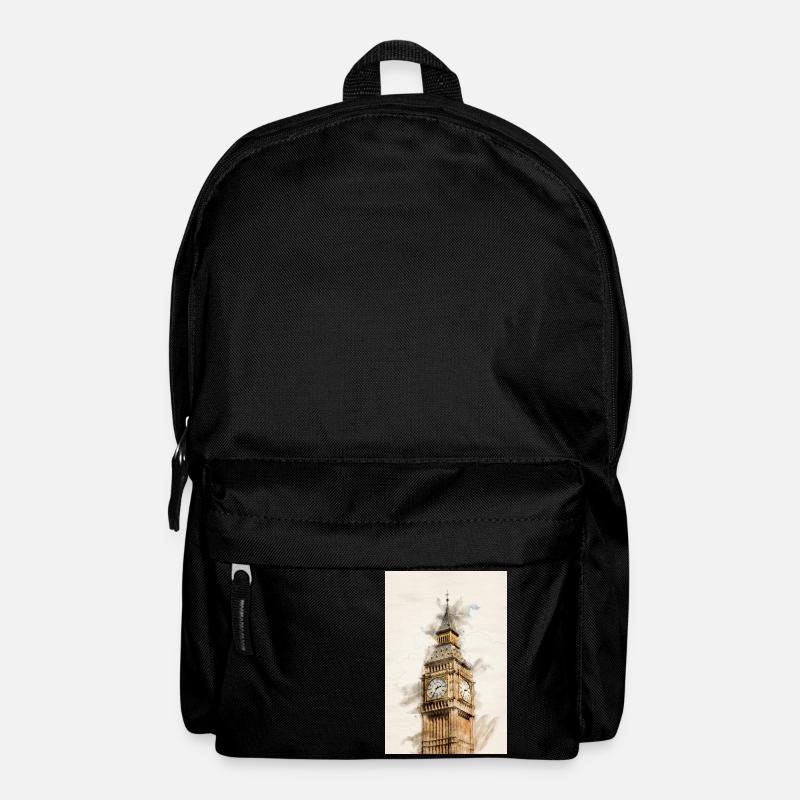 London Big Ben - Rucksack - Schwarz