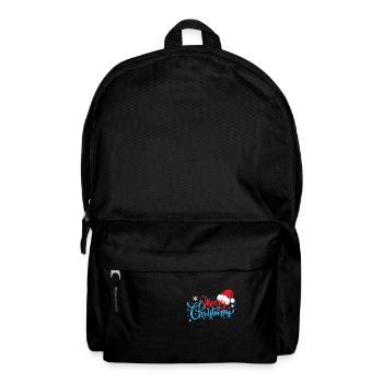 Merry Christmas - Rucksack - Schwarz - Vorne