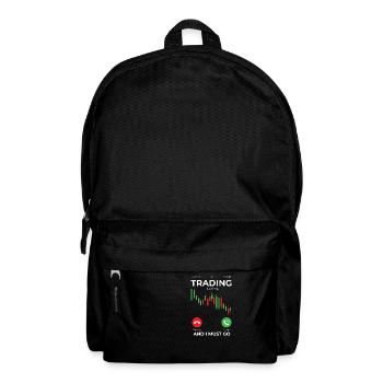 Day trading - trading - Backpack - black - Front